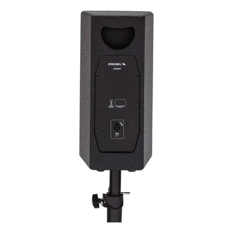 Sistema Activo 2 Satelites 8 PuLG Subwoofer 12 Proel Lt812a Color Negro