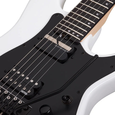 Guitarra Eléctrica Color Blanco Schecter Sun Valley Ss-fr S Diestro Gloss White Palo De Rosa