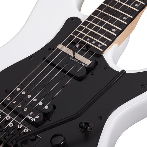 Guitarra Eléctrica Color Blanco Schecter Sun Valley Ss-fr S Diestro Gloss White Palo De Rosa