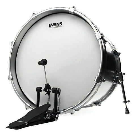 Evans Bd20uv1 Parche Golpe Bombo 20 PuLG Uv1 Coated 1 Capa Blanco