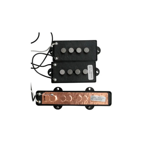 Set De Pastillas Para Bajo Seymour Duncan Quarter Pound P-j Negro