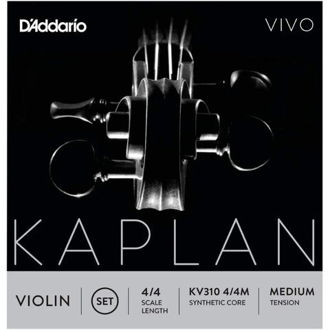 Juego Cuerdas Para Violín 4/4 Tensión M D'addario Kv310 4/4m