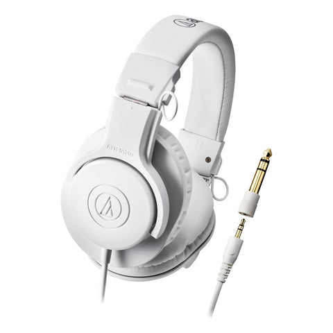 Audífonos Profesionales Audio Tecnica Ath-m20xwh Blancos Blanco