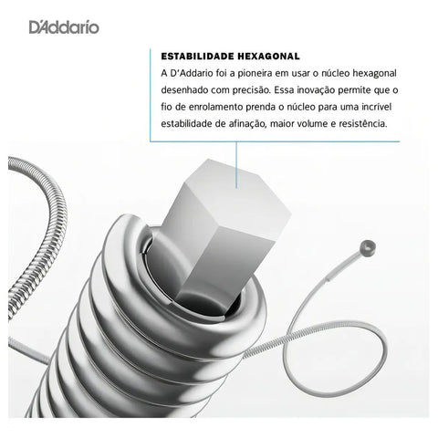 Cuerda De Contrabajo Plana De 4 Cuerdas Daddario 050 Ecb82