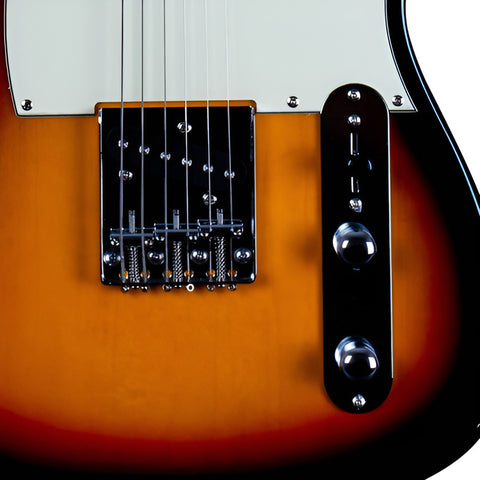 Guitarra Eléctrica Jet Guitars Jt300 Sunburst Orientación De La Mano Diestro