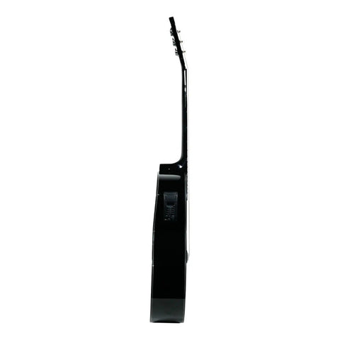 Guitarra Electroacústica Jumbo La Sevillana Ju-340ceq Blk Negro