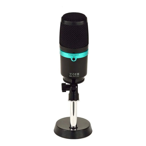 Micrófono Condensador Usb Montarbo Mm500u Cardioide Para Estudio Y Podcast Negro