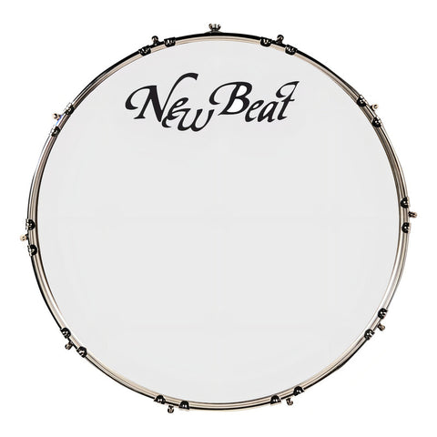 Tambora De 24 X 20 Pulgadas Color Blanco New Beat Nbmd-2420c