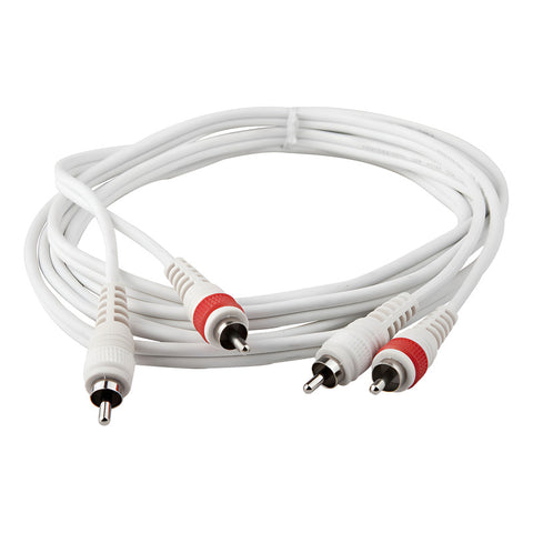 Cable Rca Multi 3 Metros Blanco Reloop Conector Audio