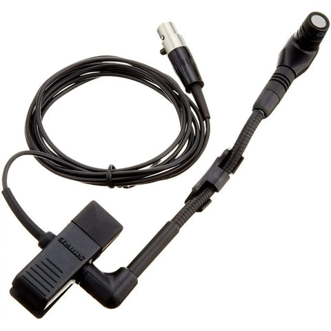 Microfono Con Clip Para Instrumento De Viento Shure Wb98h/c Negro