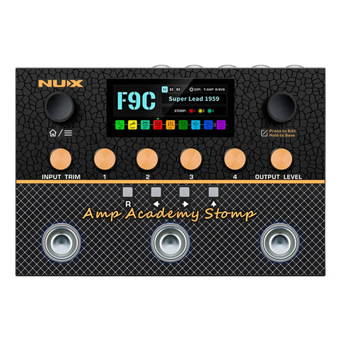 Pedal Nux Modelo Nma-3aap Amp Academy Stomp Black