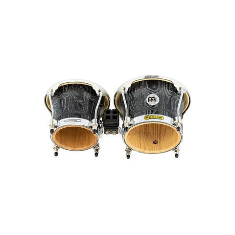 Bongó Meinl Woodcraft Wb400 Vbk 7 Y 8.5 Pulgadas Fresno Y Cuero Negro