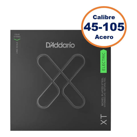 D'addario Xtb45105 Cuerdas Para Bajo Eléctrico 4 45-105 Msi