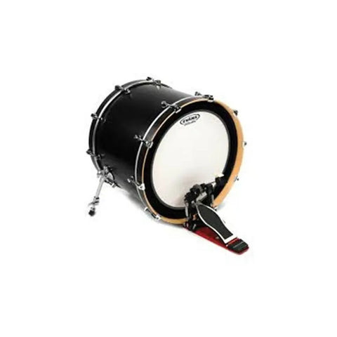 Evans Bd24emadcw Parche Golpe Bombo 24 Pulgadas Emad Coated Blanco/negro