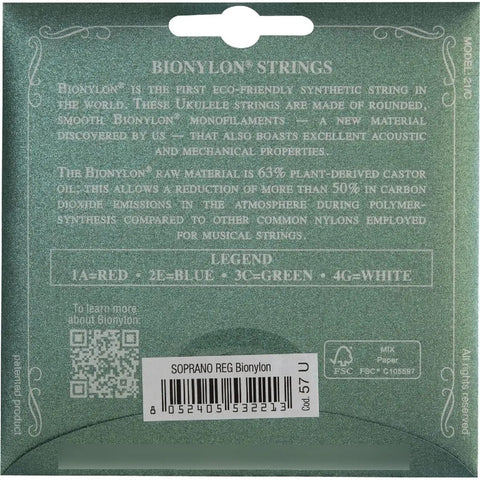 Juego De Cuerdas Para Ukelele Soprano Aquila Aq-57u