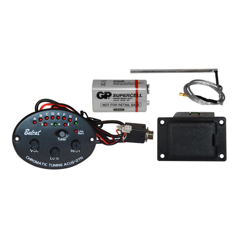 Pastilla Para Guitarra De Cuerpo Delgado Belcat Acus-2tn