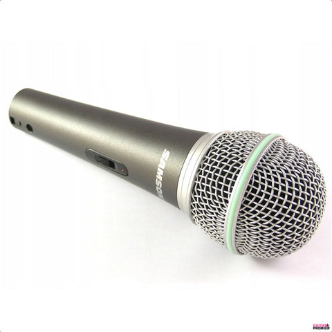 Micrófono Dinámico Samson Q6 Ideal Voces Gris