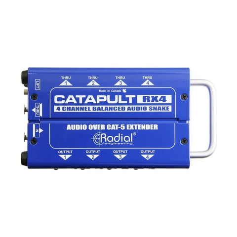 Receptor Splitter Radial Rx4 Audio 4x2 Salidas Xlr Cat5 Cat6
