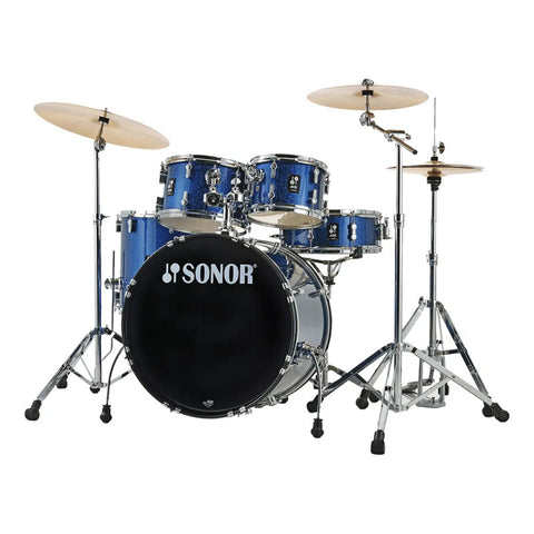 Bateria Sonor C/platillos 5 Pzas Aqx Stage Set Blue Ocean Azul