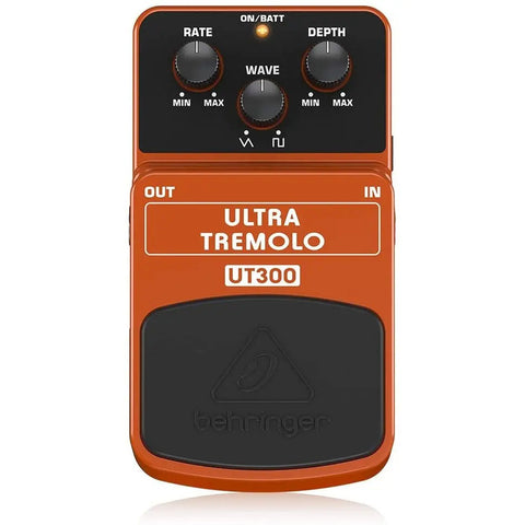 Pedal Ultra Trémolo Para Guitarra, Behringer Ut300 Naranja Claro