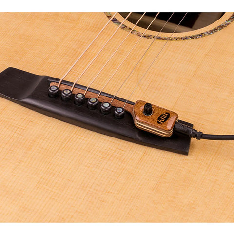 Pastilla Piezoeléctrica Kna Sg2 Adhesiva Para Guitarra Acústica Negro