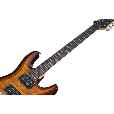 Guitarra Eléctrica Sombreado Vintage Schecter C6 Plus Vsb Diestro Vintage Sunburst Palo De Rosa