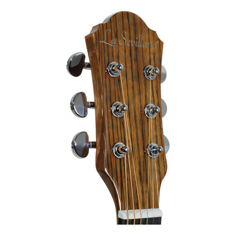 Guitarra Electroacústica La Sevillana Ju-340ceq Abeto Nat Color Natural