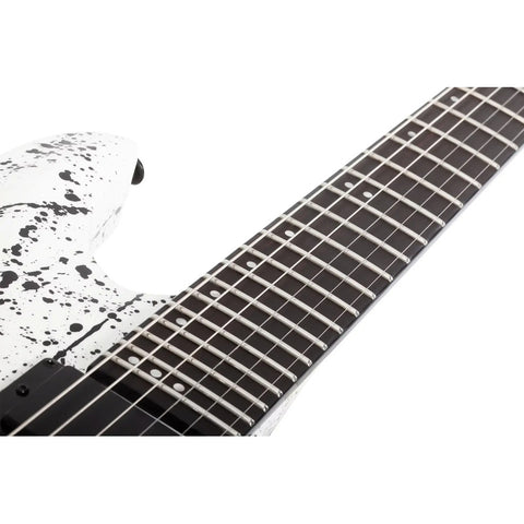 Guitarra Eléctrica Schecter C-1 Ink Bomb Diestro Blanco Ébano
