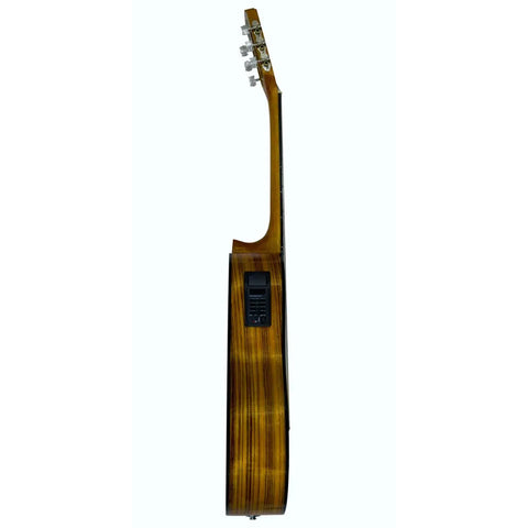 Guitarra Electro Acústica Caja Clásica La Sevillana O4-ceq Natural Derecha Madera