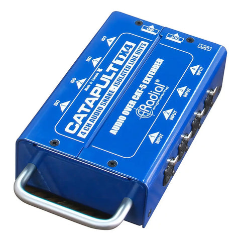 Splitter Radial Tx4: Transmisor De Audio De 4 Canales Para Cable Cat5/cat6