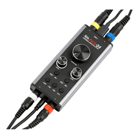 Interface Interfaz De Audio 2 Canales Streamers Kna Pas-24 Negro