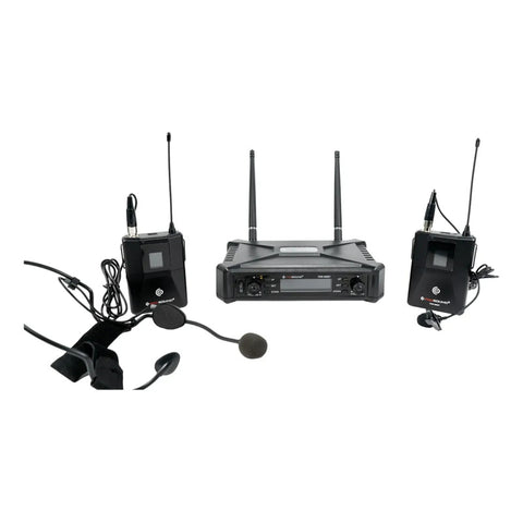 Sistema Inalambrico Diadema E Instrumento Prosound Pwk-30set Negro
