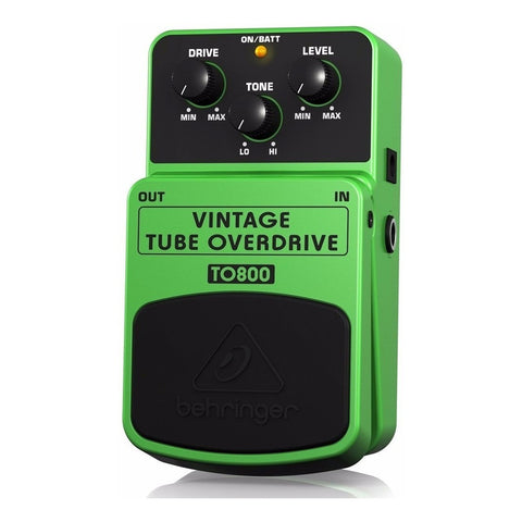 Behringer To-800 Pedal Vintage Tube Overdrive Color Verde