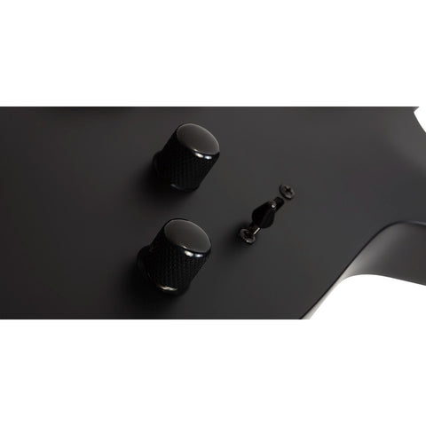 Guitarra Eléctrica Schecter Damien-6 Negro Satinado Diestro Satin Black Rosewood