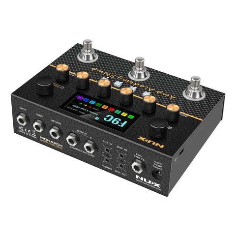 Pedal Nux Modelo Nma-3aap Amp Academy Stomp Black