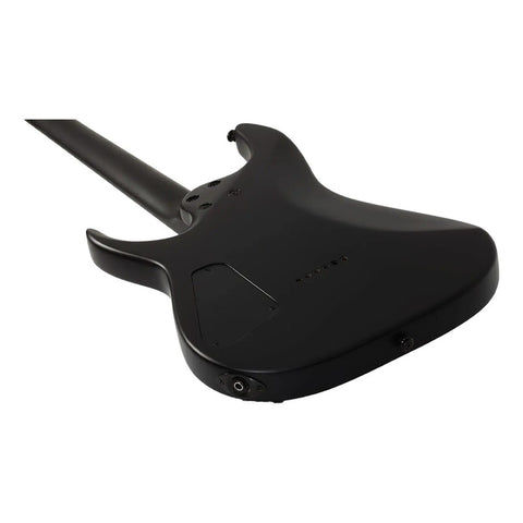 Guitarra Eléctrica Schecter Damien-6 Negro Satinado Diestro Satin Black Palo De Rosa