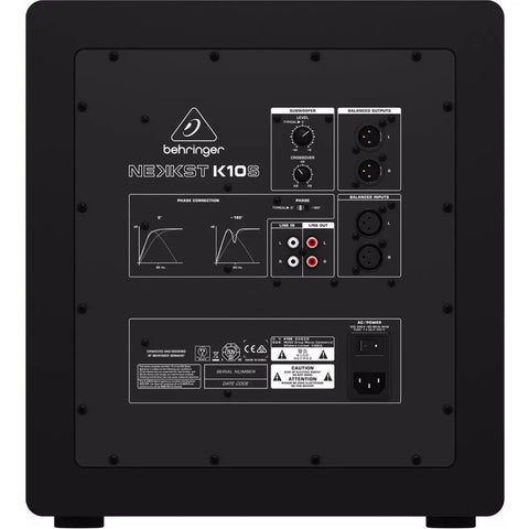 Subwoofer Amplificado P/ Estudio 10 Pulgadas, Behringer K10s