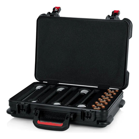 Estuche Para Hasta 6 Micrófonos Gator Gtsa-micw6 Black