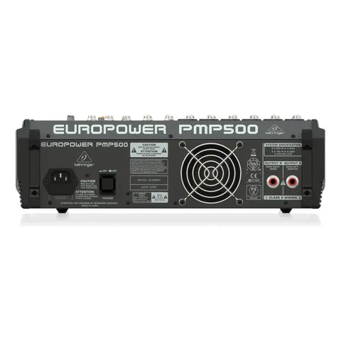 Consola Potenciada Behringer Pmp500 12 Canales 500w Efecto