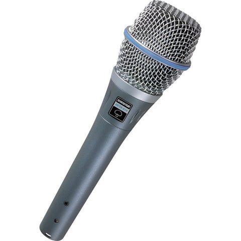 Micrófono Vocal Supercardioide Original Shure Beta 87a Plateado
