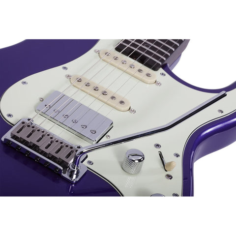 Guitarra Schecter Nick Johnston Trad 10 Anniversary Violet Diestro Lila Ébano