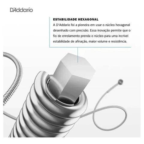 Cuerdas De Nickel P/ Guitarra Acústica 11-52 D'addario Nb1152