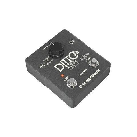 Looper Tc Electronic Ditto Jam X2 Para Guitarra Y Micrófono Negro