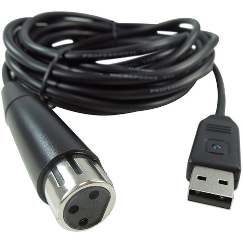 Cable Interfaz De Microfono Xlr A Usb Behringer Mic 2 Usb