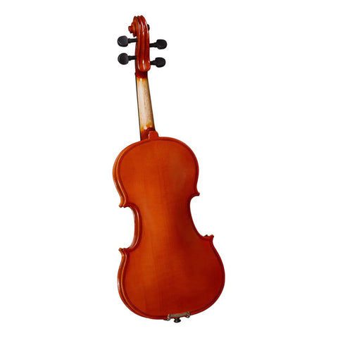 Violín Acústico Cervini Hv150 4/4 Brillante De Abeto Y Maple Sólido Con Estuche Marrón