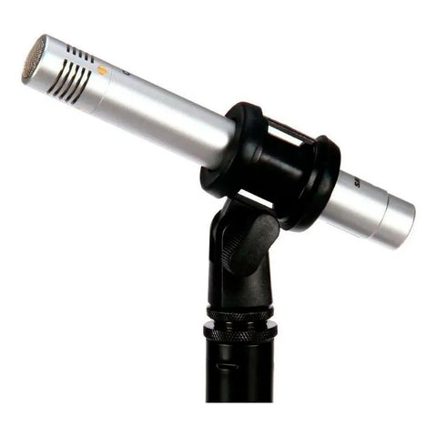 Micrófono Xlr Condensador Samson C02 Con Clip De Montaje Negro