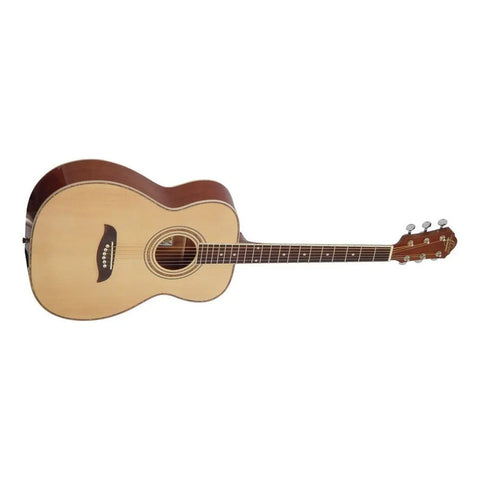 Guitarra Acústica Oscar Schmidt Of2 6 Cuerdas Abeto Caoba Natural Diestro