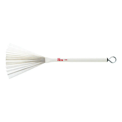 Par Escobillas Cepillo De Alambre Jazz Brush Vic Firth Wb Color Blanco