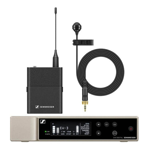 Sistema Inalámbrico Lavalier Sennheiser Ew-d Me4 Set Q16 Color Negro