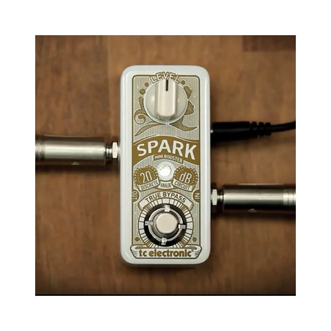 Pedal P/guitarra Primetime, Tc Electronic Spark Mini Booster Blanco